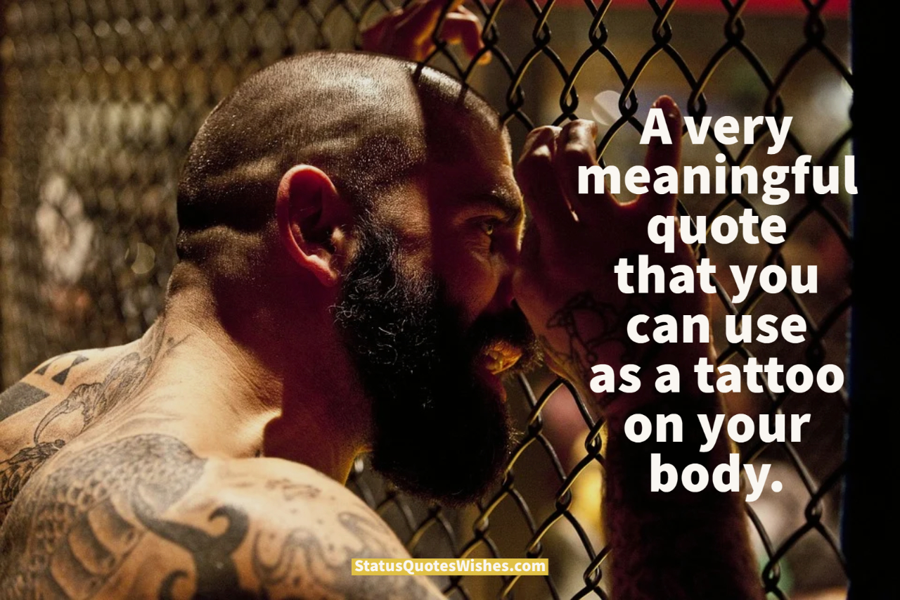 tattoo quotes about strength