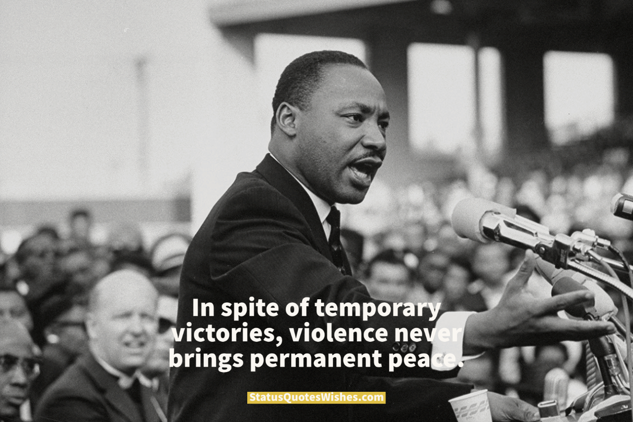 martin luther king jr quotes on violence